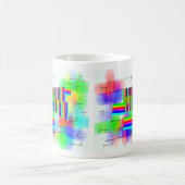 Mug coucher du soleil abstrait (Centre)