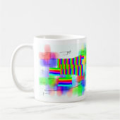 Mug coucher du soleil abstrait (Gauche)