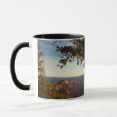 Mug Coucher du soleil au-dessus de canyon grand (Gauche)