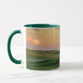 Mug Coucher du soleil au-dessus de l'état de (Gauche)