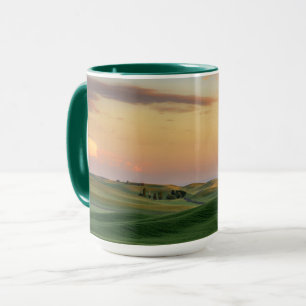 Mug Coucher du soleil au-dessus de l'état de