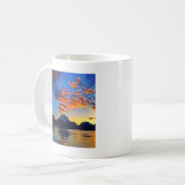 Mug Coucher du soleil au-dessus du Tetons (Devant gauche)
