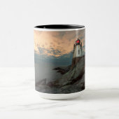 Mug Coucher du soleil au phare de colline de château (Centre)