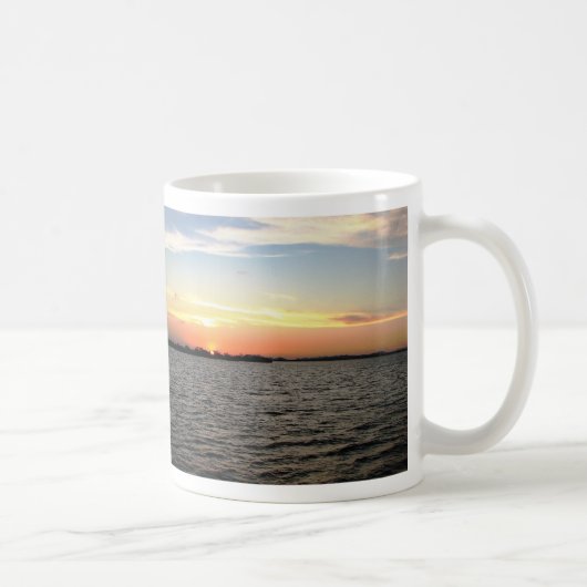 Mug Coucher du soleil, banc de sable de palétuvier, (Droite)