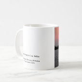 Mug Coucher du soleil, banc de sable de palétuvier, (Devant gauche)