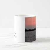 Mug Coucher du soleil, banc de sable de palétuvier, (Centre)