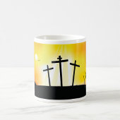 Mug Coucher du soleil Croix religieuse