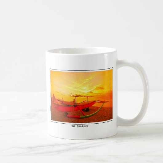 Mug Coucher du soleil dans Kuta (Droite)