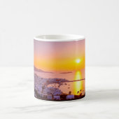 Mug Coucher du soleil dans Mykonos, Grèce (Centre)