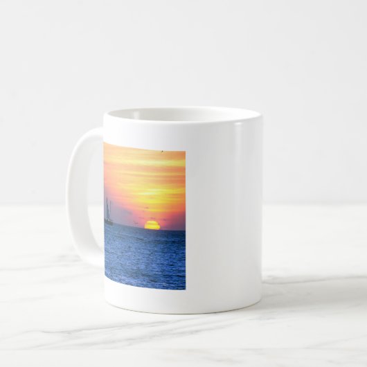 Mug Coucher du soleil de Key West (Devant gauche)