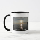 Mug Coucher du soleil de lac Cayuga (Gauche)
