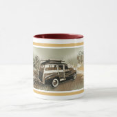 Mug coucher du soleil de surf (Centre)