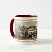 Mug coucher du soleil de surf (Devant gauche)