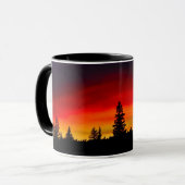 Mug Coucher du soleil de Yellowstone (Devant gauche)