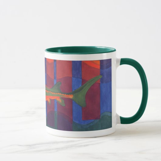 Mug Coucher du soleil d'esturgeon (Droite)