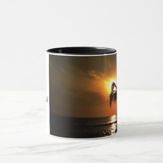 Mug Coucher du soleil d'Hawaï (Centre)