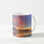 Mug Coucher du soleil en cristal de pilier (Devant droit)