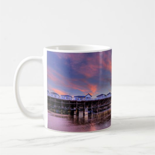 Mug Coucher du soleil en cristal de pilier (Gauche)