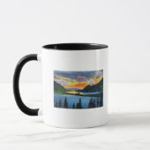 Mug Coucher du soleil sur la rivière Columbia (Gauche)