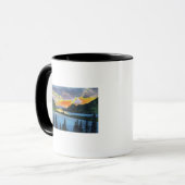 Mug Coucher du soleil sur la rivière Columbia (Devant gauche)