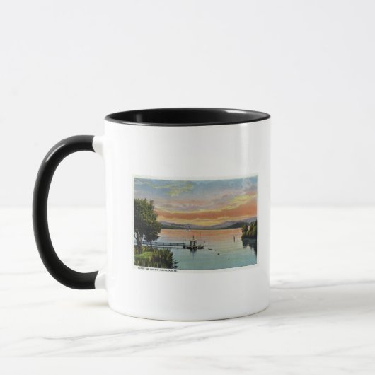 Mug Coucher du soleil sur le lac (Gauche)