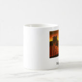 Mug Coucher du soleil tropical de palmier (Centre)