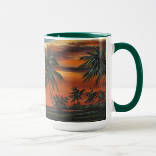 Mug Coucher du soleil tropical renversant