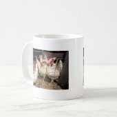 Mug Couches (poules et poulets) (Devant gauche)