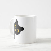 Mug Coucou - Chat noir (Devant gauche)