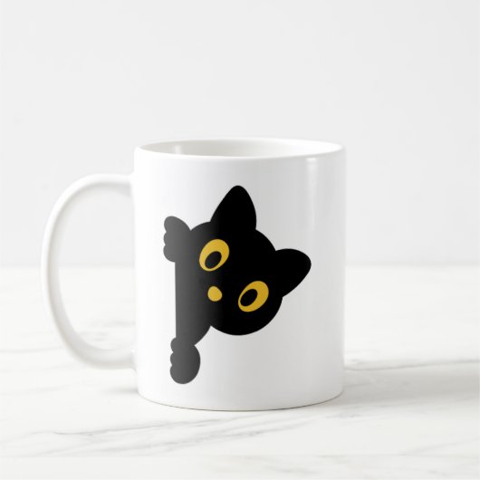 Mug Coucou - Chat noir (Gauche)
