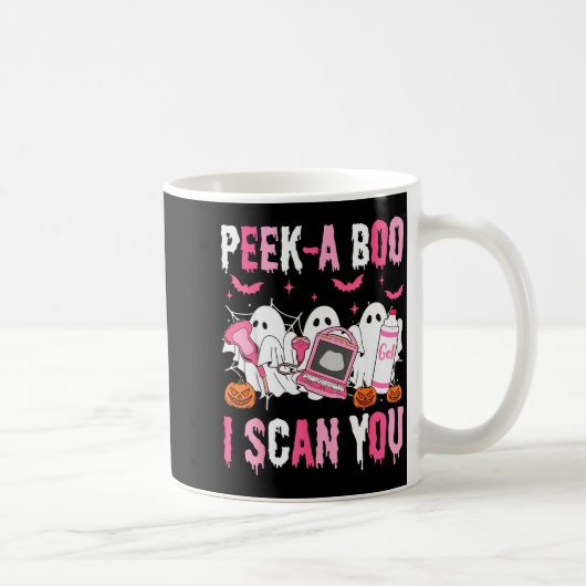 Mug Coucou je vous scanne vous échographe effrayant Ul (Droite)