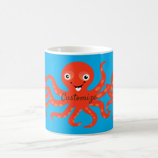Mug Coucou rouge souriant Octopus Thunder_Cove (Centre)