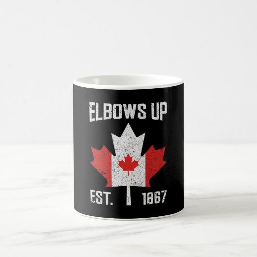 Mug Coudes vers le haut Canada Véritable Nord Fier Can (Centre)
