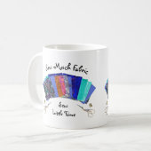 Mug Coudre beaucoup de chaudière en tissu (Devant gauche)