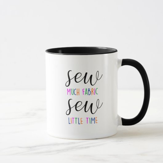 Mug coudre beaucoup de tissu coudre peu de temps coutu (Droite)