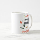 Mug Coudre Enthousiaste-Coudre Occupé, Peu De Temps (Devant droit)