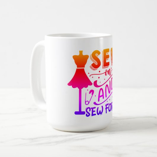 Mug Coudre et coudre (Devant gauche)