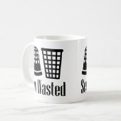 Mug Coudre gaspillé Couture et boisson (Devant gauche)