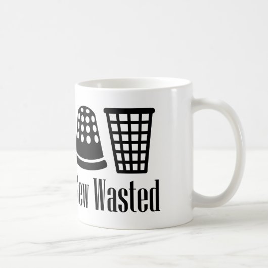Mug Coudre gaspillé Couture et boisson (Droite)