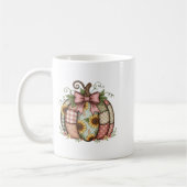 Mug Coudre maman Quilting Patchwork Citrouille Quilt F (Gauche)