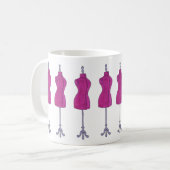 Mug Coudre sur mesure Mode Costume Designer Mannequin (Devant gauche)