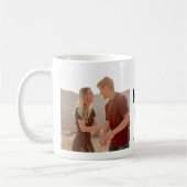 Mug Couette 2 Photo 'I LOVE YOU' Cadeau (Gauche)