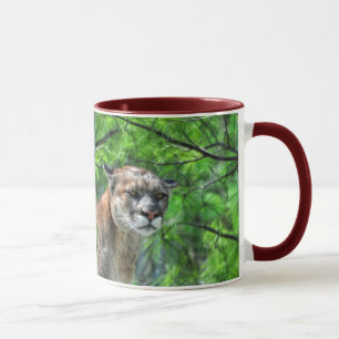Mug Cougar Mountain Lion & Pins d'été