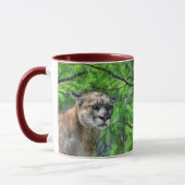 Mug Cougar Mountain Lion & Pins d'été (Gauche)
