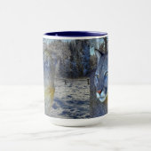 Mug Cougar Mountain Lion & Winter Tree (Centre)