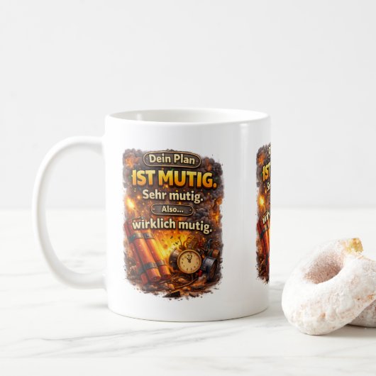 Mug Could you please provide the German sentence you’d (Avec donut)