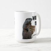 Mug Coulée de bois pour les crêpes (avec Woodchuck) (Devant droit)