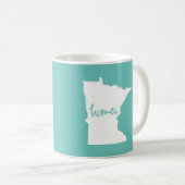 Mug Couleur à la maison de coutume du Minnesota (Devant droit)