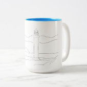 Mug - Couleur Adulte Phare de la scène (Devant droit)