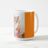 Mug Couleur Aquarelle Renard Rouge mignonne Peinture M (Devant droit)